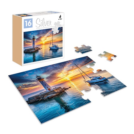 Puzzle dla seniora latarnia morska seria silver 24 elementy